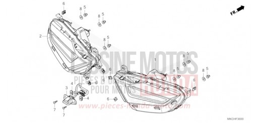 FEUX COMBINES ARRIERE GL1800M de 2021